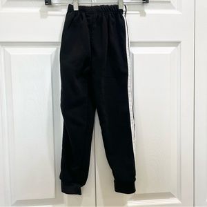 5 for $25! Ringo Sport Black and White Stripe Sweatpants 24M
